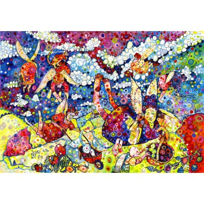 grafika-Puzzle - 12 pieces - Sally Rich - Gardening Angels
