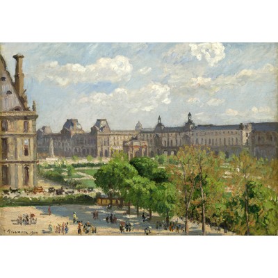 Grafika - 24 pièces - Camille Pissarro: Place du Carrousel, Paris, 1900