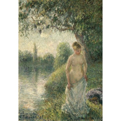 grafika-Puzzle - 104 pieces - Pissarro Camille: The Bather, 1895