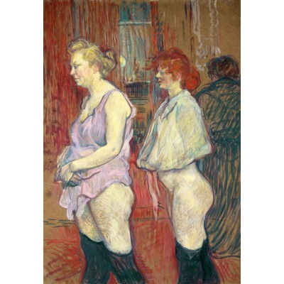 Grafika - 104 pièces - Henri de Toulouse-Lautrec : Rue des Moulins, 1894