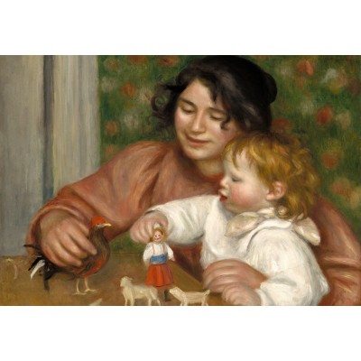 Grafika - 204 pièces - Auguste Renoir : Gabrielle et le Fils de l'Artiste, Jean, 1895-1896