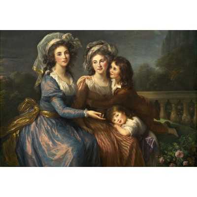grafika-Puzzle - 204 pieces - Louise-Élisabeth Vigee le Brun: The Marquise de Pezay, and the Marquise de Rougé with Her Sons Alexi
