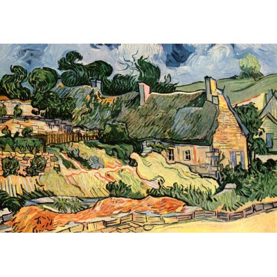 Grafika - 12 pièces - Pièces XXL - Vincent van Gogh : Les chaumes de Cordeville, 1890