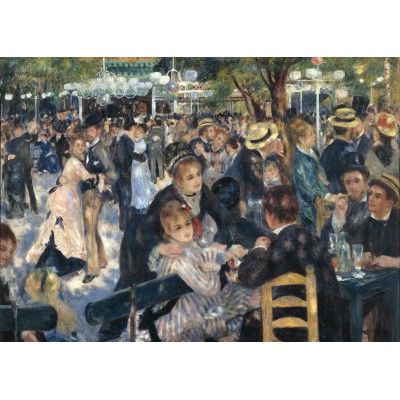 grafika-Puzzle - 24 pieces - Auguste Renoir: Bal du Moulin de la Galette, 1876