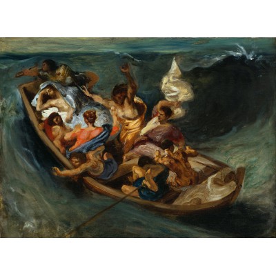 grafika-Puzzle - 300 pieces - Delacroix Eugène : Christ sur la Mer de Galilée, 1841