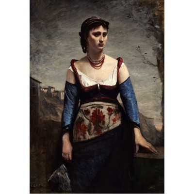 Grafika - 100 pièces - Jean-Baptiste-Camille Corot : Agostina, 1866
