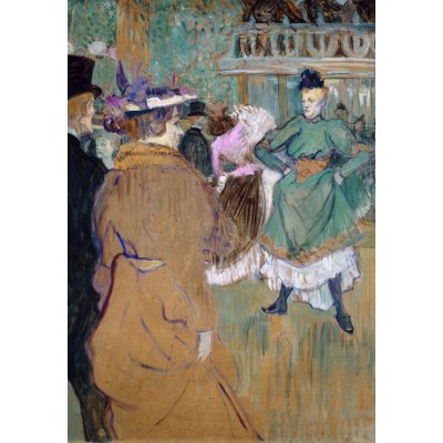 grafika-Puzzle - 100 pieces - Henri de Toulouse-Lautrec: Quadrille at the Moulin Rouge, 1892