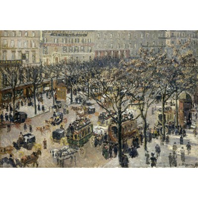 grafika-Puzzle - 100 pieces - Camille Pissarro: Boulevard des Italiens, Morning, Sunlight, 1897