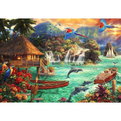 grafika-Puzzle - 100 Teile - Chuck Pinson - Island Life