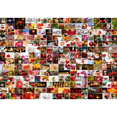 grafika-Puzzle - 100 pieces - Collage - Christmas