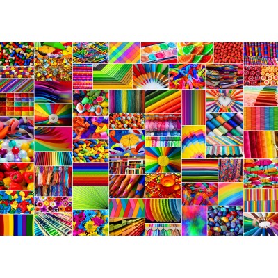 grafika-Puzzle - 100 pieces - Collage - Colors